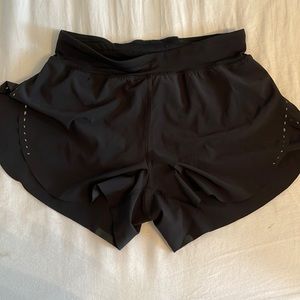 Black Flowy Lululemon Shorts